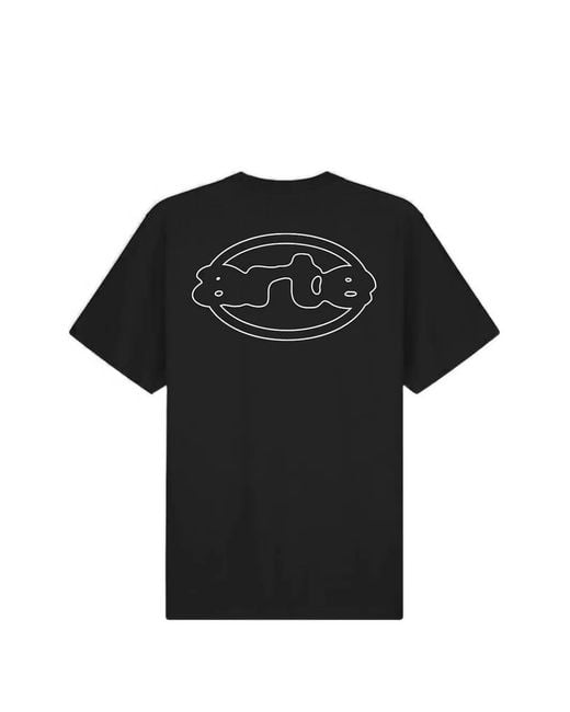 Arte' Black Emblem-Print T-Shirt for men