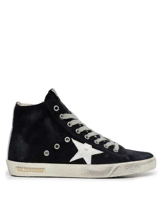 Golden Goose Deluxe Brand Blue Francy High-top Sneakers