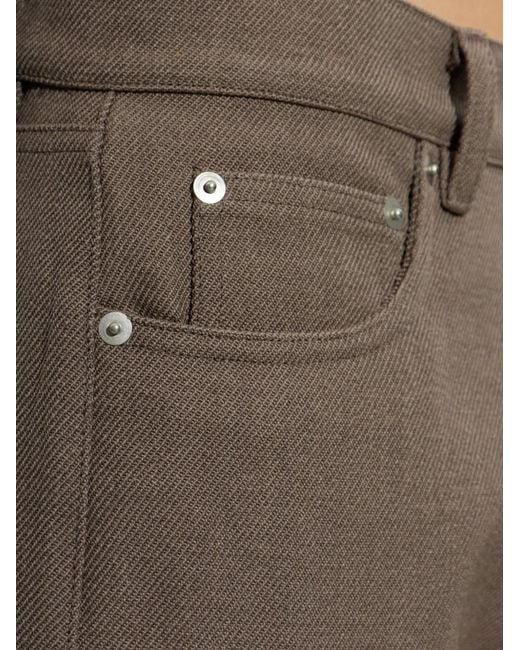 Rick Owens Gray Straight-Leg Trousers for men
