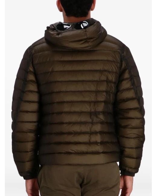 Plumífero D.D Shell con capucha C P Company de hombre de color Brown
