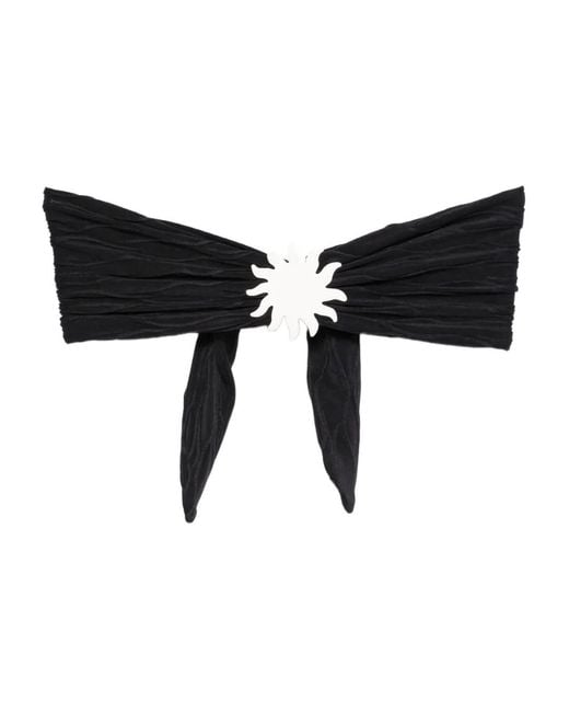 Cala De La Cruz Black Maple Bikini Top