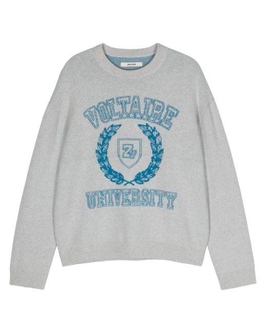Zadig & Voltaire Blue Marko Jumper for men