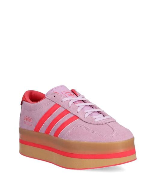 Adidas Pink Gazelle Stack Platform Sneakers