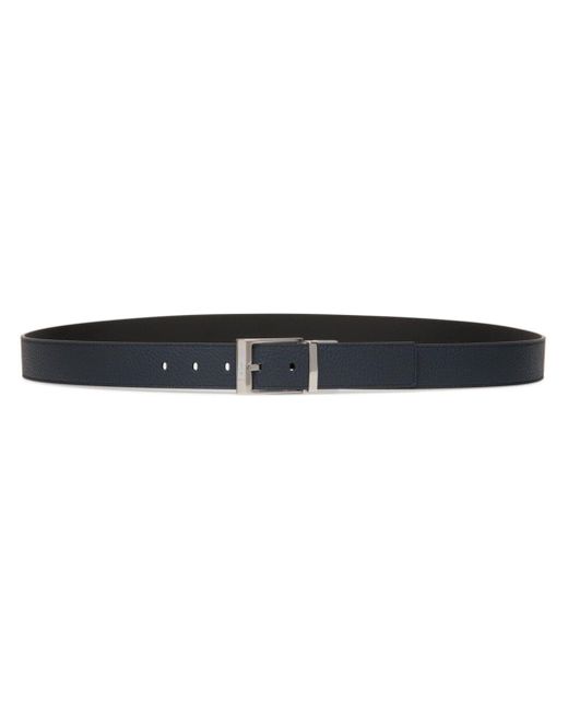 Bally Black Shiffie Leather Belt for men
