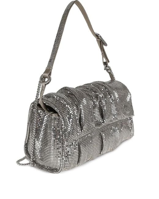 Bolso de hombro Iris Mercury Benedetta Bruzziches de color Gray