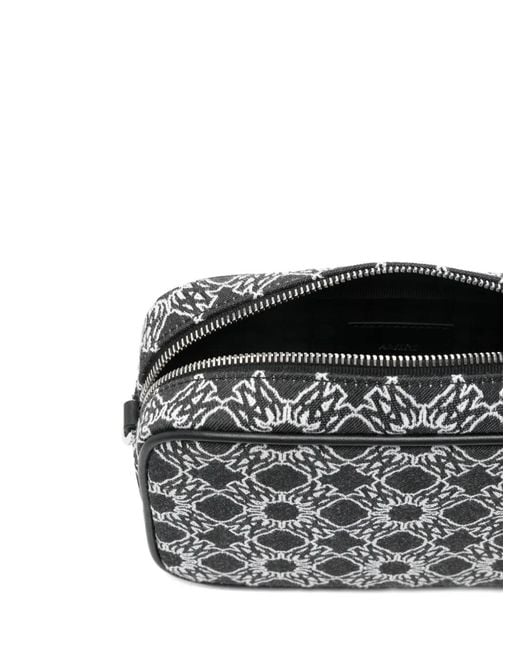 Amiri Black Ma Quad Patterned Shoulder Bag for men