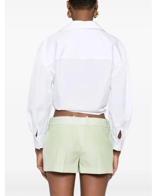 Ermanno Scervino White Cotton Shirt