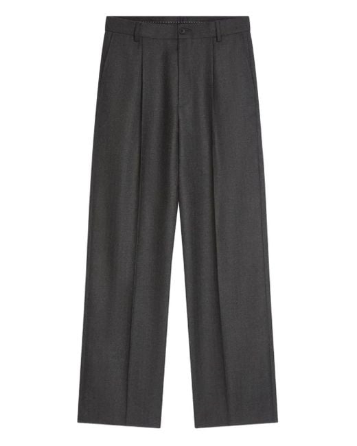Pantaloni Dritti di Dries Van Noten in Gray da Uomo