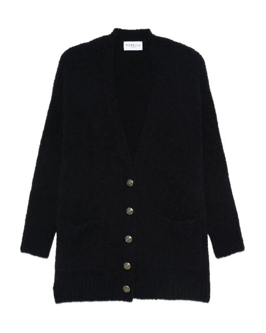 Marella Johnny Button-Up Vest in het Black