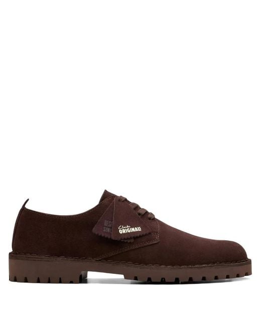 Derbies Desert Rock Clarks pour homme en coloris Brown