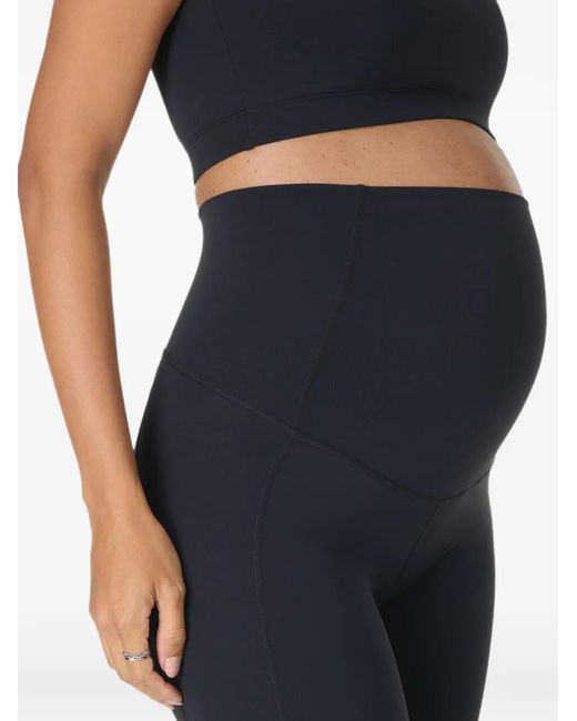Sweaty Betty Blue High-Waisted Side-Pocket Leggings
