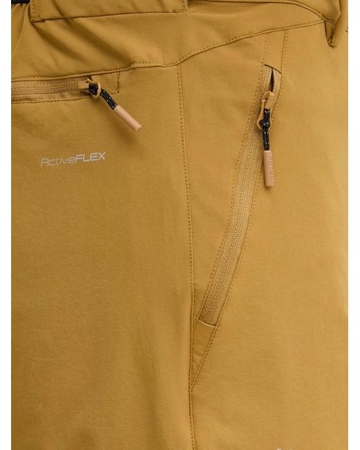 Viking Yellow Expander Logo-Print Shorts for men