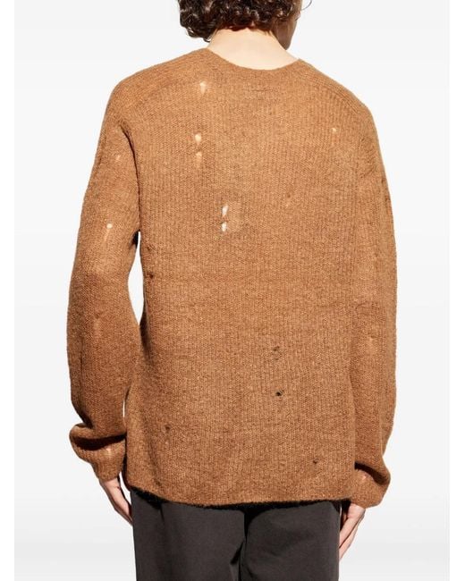 Pull Edgin À Effet Usé AllSaints pour homme en coloris Brown