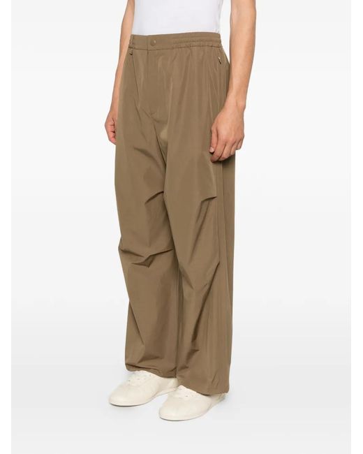 A.P.C. White Elasticated Trousers for men