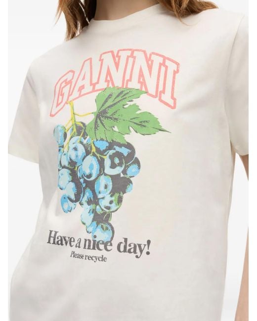 Ganni White T-Shirt