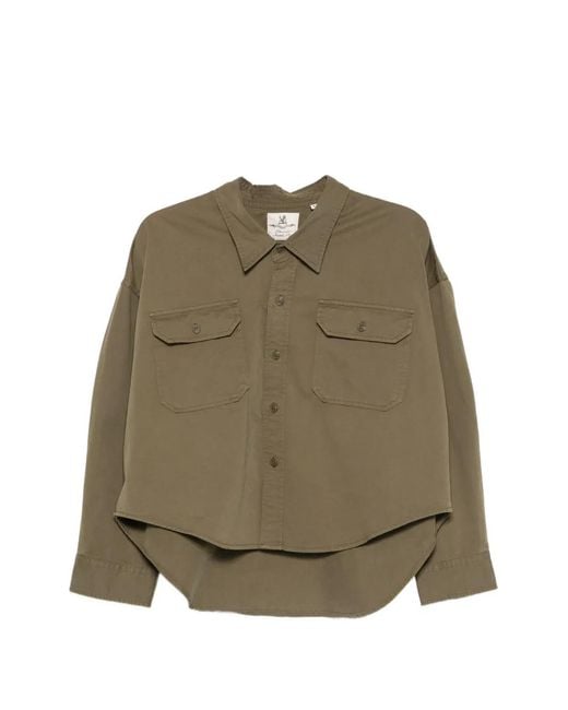 Denimist Green Chest-Pocket Shirt