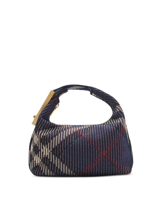 Borsa Tote Peg Mini di Burberry in Blue