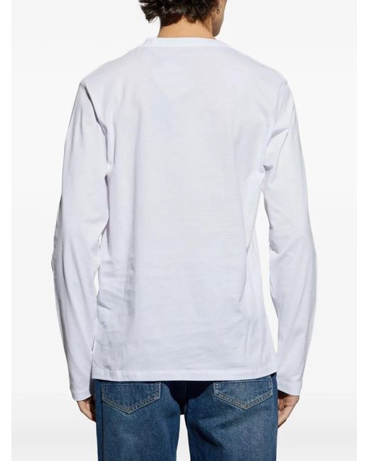 AllSaints White Brace Long-Sleeve T-Shirt for men