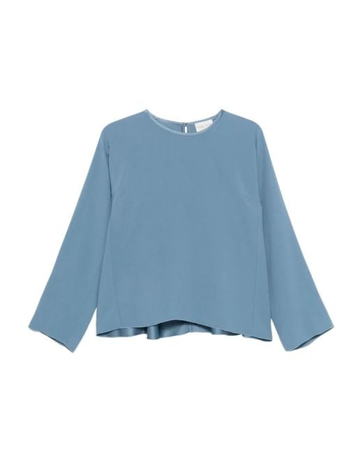Forte Forte Top Met Ronde Hals in het Blue