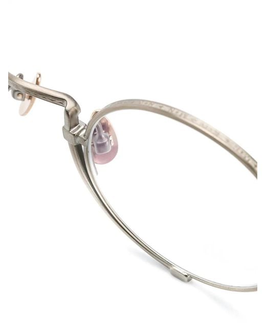 Matsuda Metallic Oval Frame Glasses