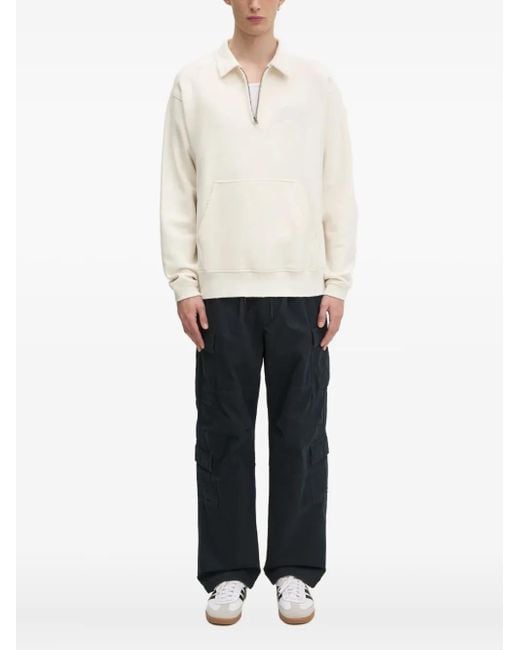 Thisisneverthat Känguru-Sweatshirt mit kurzem Reißverschluss in White für Herren