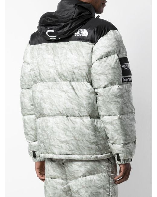 Supreme Goose X The North Face Paper Coat in Grey (Gray) for Men | Lyst
