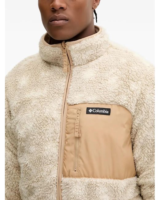 Columbia Natural Zip-Up Chest-Pocket Knitwear for men