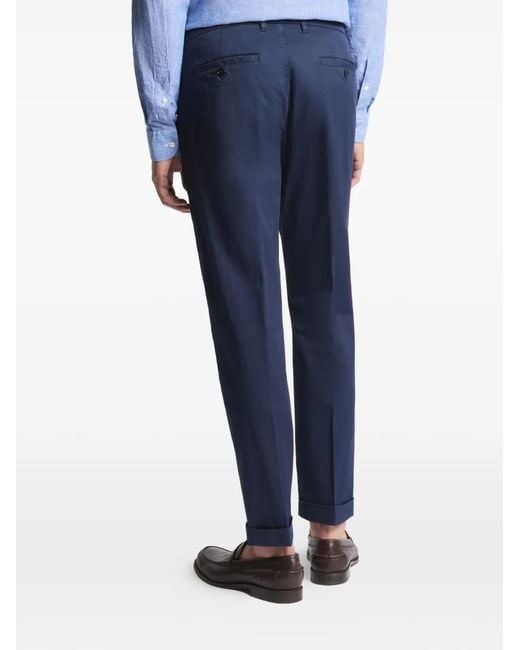 Fay Blue Pocket Classic Capri Trousers for men