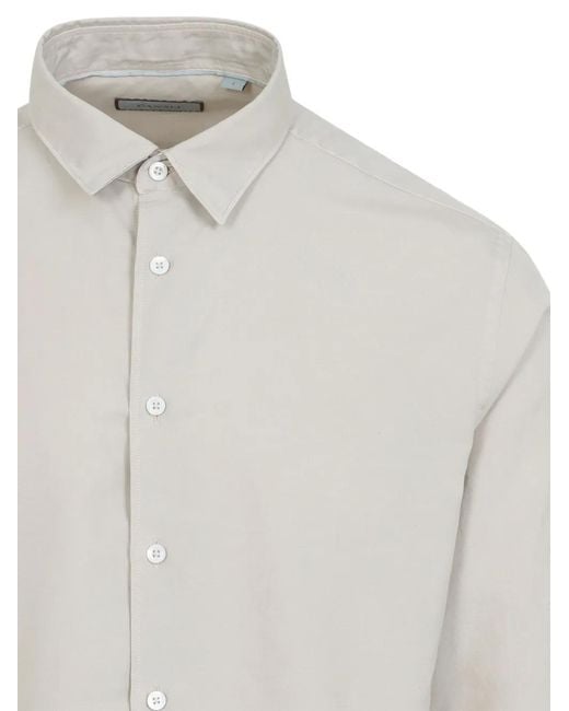 Canali White Buttoned Shirt for men