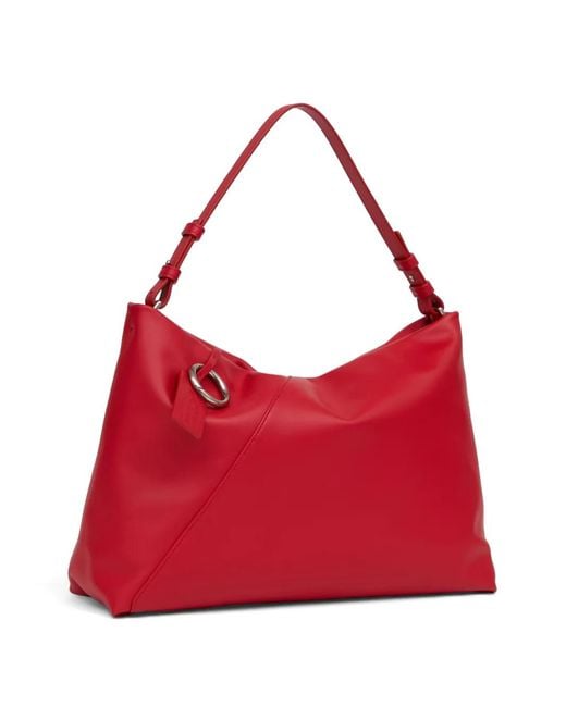 MM6 by Maison Margiela Red Japanese Folded Leather Pochette