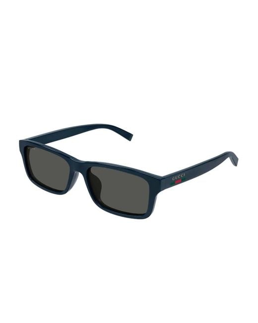 Gucci Black Gg1986Sa Rectangle Sunglasses for men