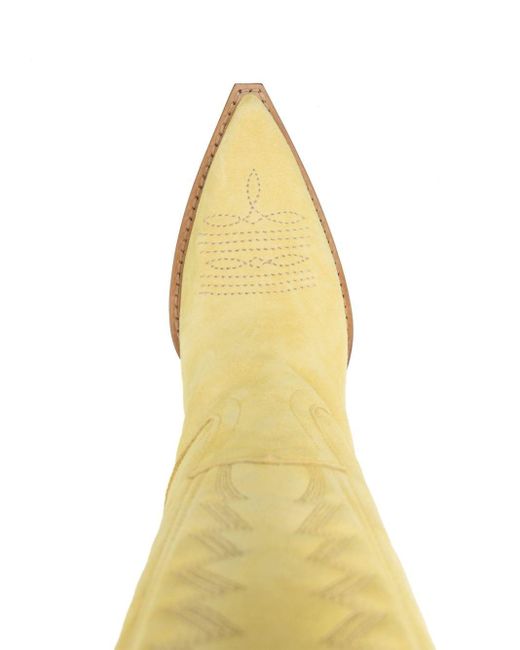 Paris Texas White El Dorado 100mm Suede Boots
