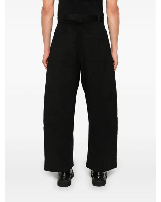 Studio Nicholson Black Continuity Trousers for men