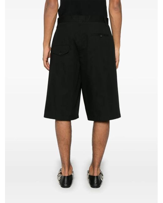 Moschino Black Knee-Length Shorts for men