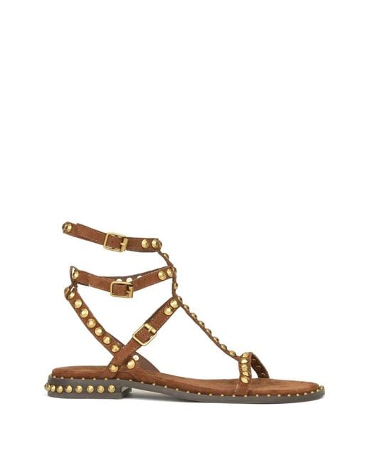 Ash Natural Play Stud-Embellished Sandals