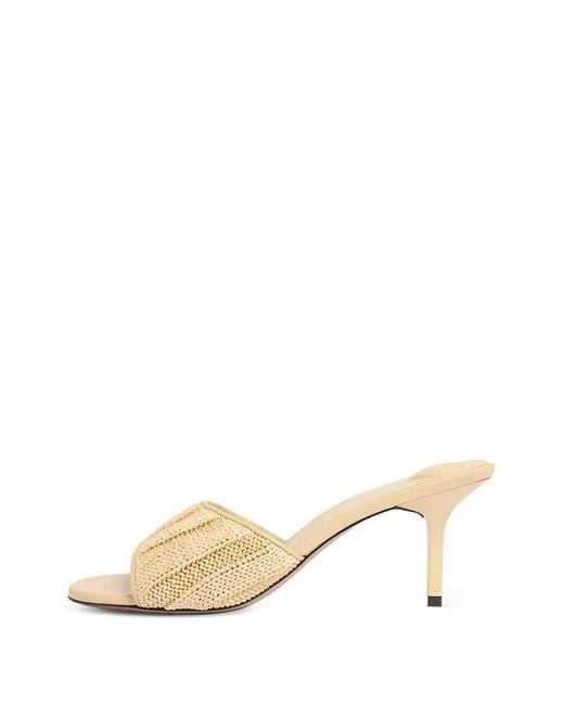 Jacquemus Natural Mules The Cubisto À Talon
