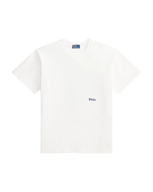 Polo Ralph Lauren White Logo-Detail T-Shirt