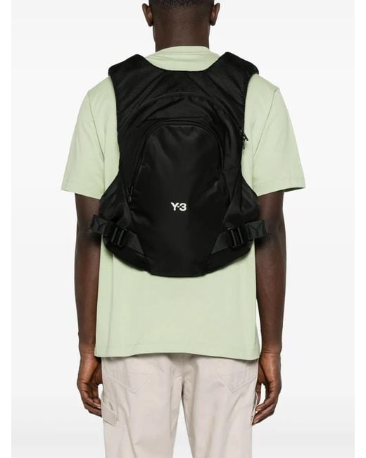 Y-3 Black Backpack for men
