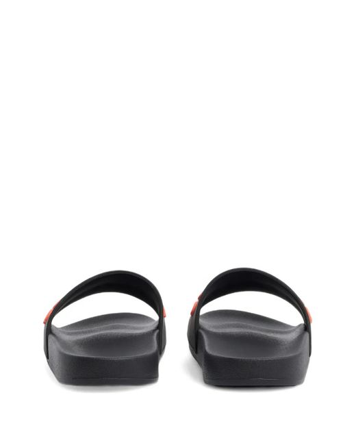DSquared² Black Logo Slides for men