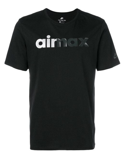 Nike Black Air Max 95 Printed T-shirt for men