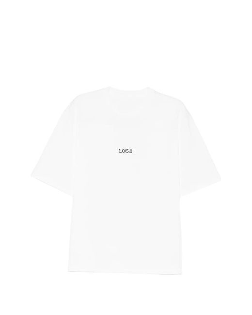 CROQUIS White Graphic Print T-Shirt for men