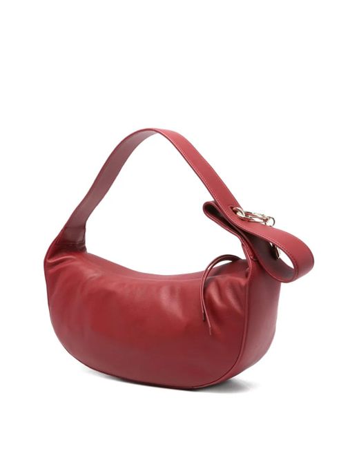 Patrizia Pepe Pink Medium New Moon Shoulder Bag