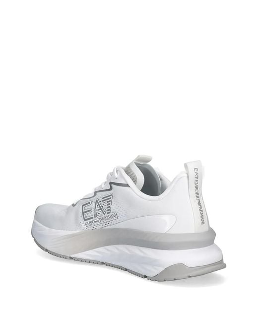 EA7 White Logo Sneakers