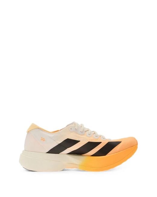 Adidas Orange Adizero Adios Pro 4 Running Shoes for men
