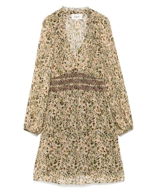 Ba&sh Natural Camelia Mini Dress