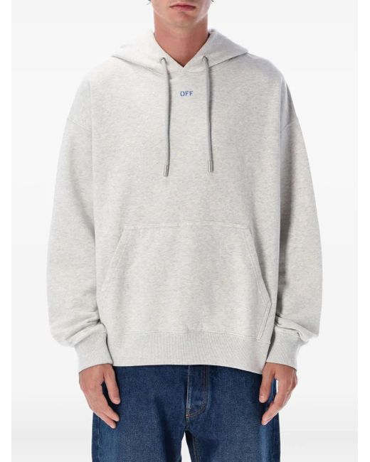 メンズ Off-White c/o Virgil Abloh ロゴ パーカー Gray