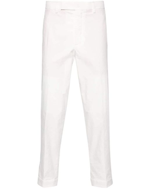 Pantalon droit en popeline Neil Barrett pour homme en coloris White