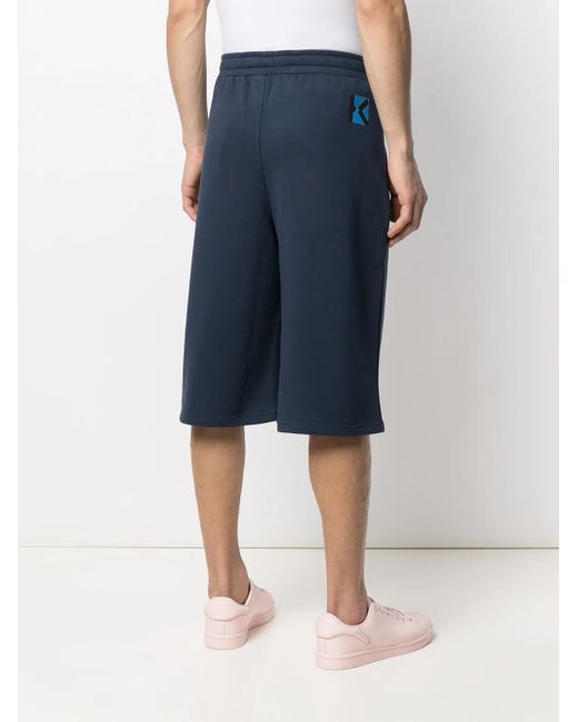 KENZO Oversized Shorts in het Blue voor heren
