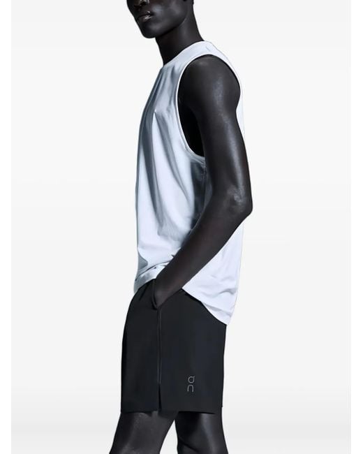 On Shoes Black Focus Drawstring Shorts for men