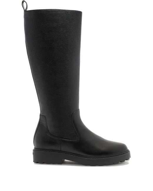 Bally Black Gusto Grained Boots